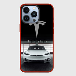 Чехол для iPhone 13 Pro Tesla