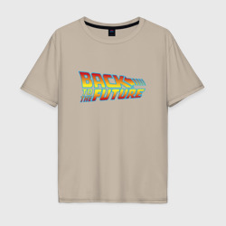 Мужская футболка хлопок Oversize Back to the future