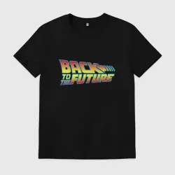 Мужская футболка хлопок Back to the future