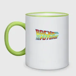 Кружка двухцветная Back to the future