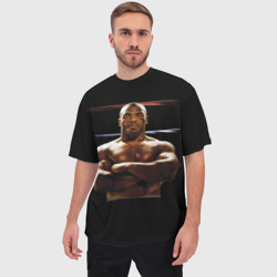 Мужская футболка oversize 3D Майк Тайсон - фото 2