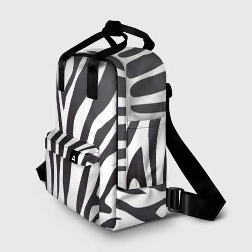 Женский рюкзак 3D Зебра принт - фото 2
