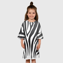 Детское платье 3D Зебра принт - фото 2