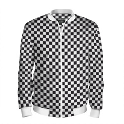 Мужской бомбер 3D Checkerboard