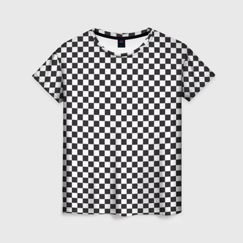 Женская футболка 3D Checkerboard, цвет 3D печать