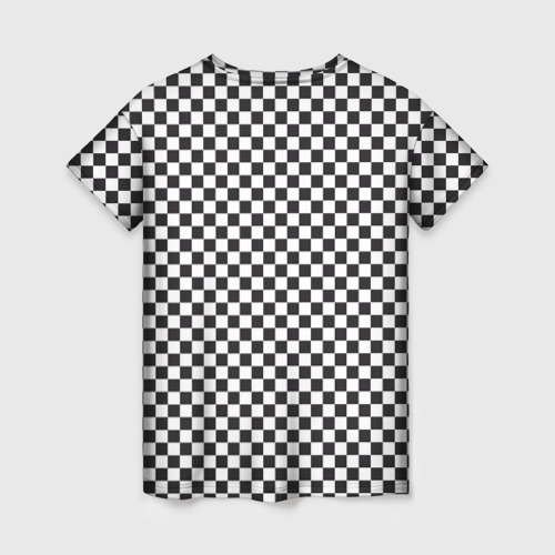 Женская футболка 3D Checkerboard, цвет 3D печать - фото 2