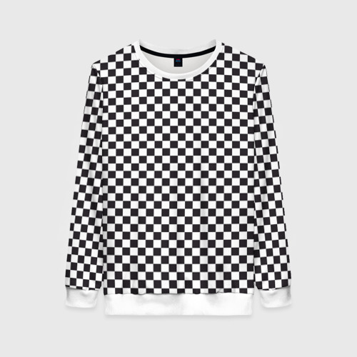 Женский свитшот 3D Checkerboard, цвет 3D печать