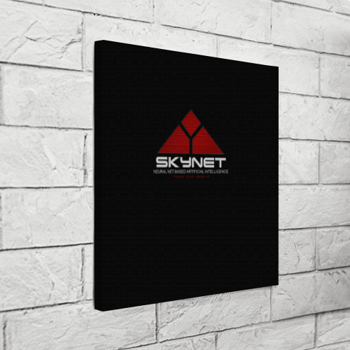 Холст квадратный Skynet, цвет 3D печать - фото 3