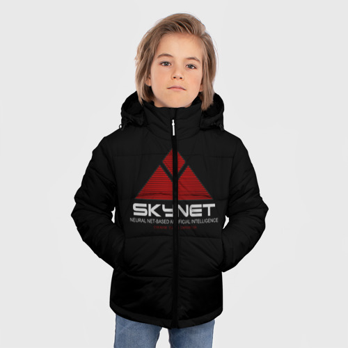 Зимняя куртка для мальчиков 3D Skynet, цвет светло-серый - фото 3