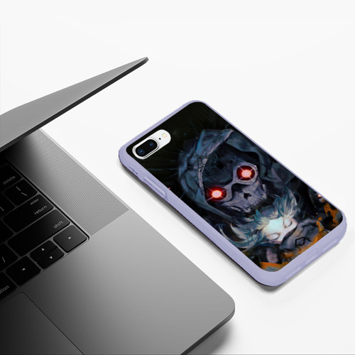 Чехол для iPhone 7Plus/8 Plus матовый SAO Death Gun, цвет светло-сиреневый - фото 5