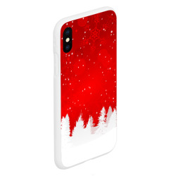 Чехол для iPhone XS Max матовый Christmas pattern - фото 2