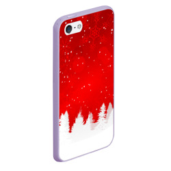 Чехол для iPhone 5/5S матовый Christmas pattern - фото 2