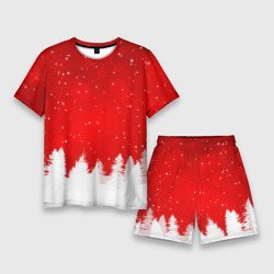 Мужской костюм с шортами 3D Christmas pattern