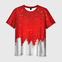 Мужская футболка 3D Christmas pattern