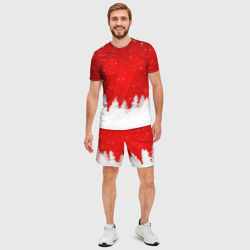 Мужской костюм с шортами 3D Christmas pattern - фото 2
