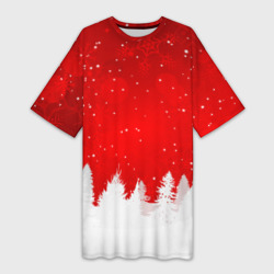 Платье-футболка 3D Christmas pattern