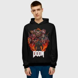 Мужская толстовка 3D Doom - фото 3