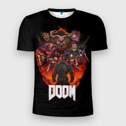 Мужская футболка 3D Slim Doom