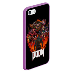 Чехол для iPhone 5/5S матовый Doom - фото 2