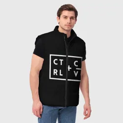 Мужской жилет утепленный 3D Ctrl-c,Ctrl-v Программирование - фото 2