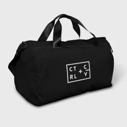 Сумка спортивная 3D Ctrl-c,Ctrl-v Программирование