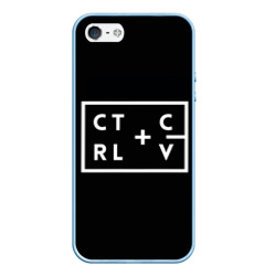 Чехол для iPhone 5/5S матовый Ctrl-c,Ctrl-v Программирование