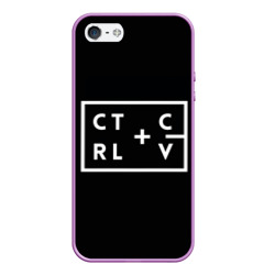 Чехол для iPhone 5/5S матовый Ctrl-c,Ctrl-v Программирование