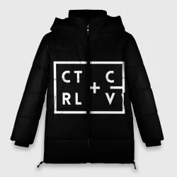 Женская зимняя куртка Oversize Ctrl-c,Ctrl-v Программирование
