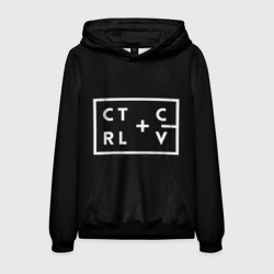 Мужская толстовка 3D Ctrl-c,Ctrl-v Программирование