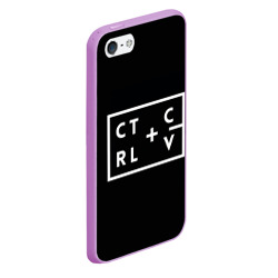 Чехол для iPhone 5/5S матовый Ctrl-c,Ctrl-v Программирование - фото 2