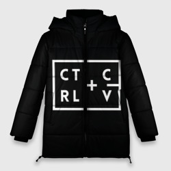 Женская зимняя куртка Oversize Ctrl-c,Ctrl-v Программирование