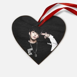 Деревянная игрушка Сердце BTS K-pop