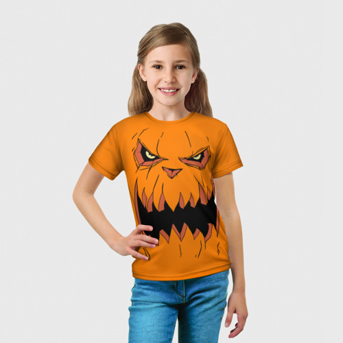 Детская футболка 3D Halloween, цвет 3D печать - фото 5