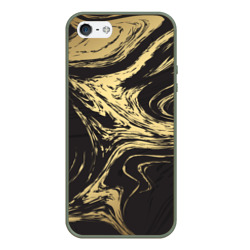 Чехол для iPhone 5/5S матовый Золотые реки