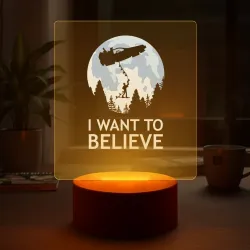 Светильник-ночник I Want To Believe - Делориан Назад в будущее - фото 2