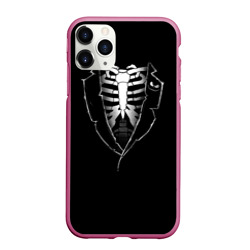 Чехол для iPhone 11 Pro Max матовый Скелет