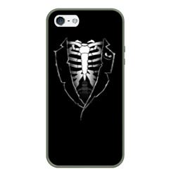 Чехол для iPhone 5/5S матовый Скелет