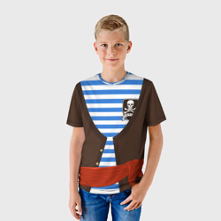 Детская футболка 3D Костюм пирата - фото 2