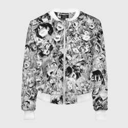 Женский бомбер 3D Manga ahegao