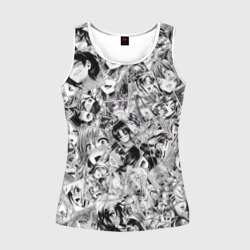 Женская майка 3D Manga ahegao