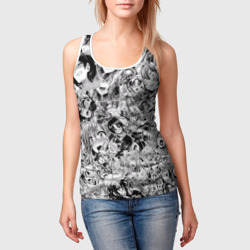 Женская майка 3D Manga ahegao - фото 2