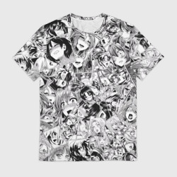 Мужская футболка 3D Manga ahegao