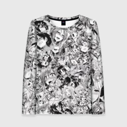 Женский лонгслив 3D Manga ahegao