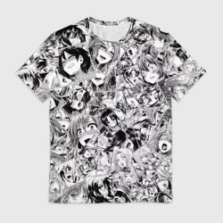 Мужская футболка 3D Manga ahegao