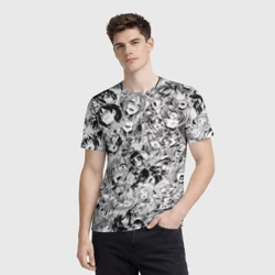 Мужская футболка 3D Manga ahegao - фото 2