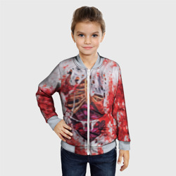 Детский бомбер 3D Маскарадная кровь и грудная клетка зомби для косплея - фото 2