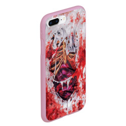 Чехол для iPhone 7Plus/8 Plus матовый Кровь и грудная клетка - фото 2
