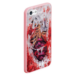 Чехол для iPhone 5/5S матовый Кровь и грудная клетка - фото 2