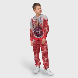 Детский костюм 3D Маскарадная кровь и грудная клетка зомби для косплея - фото 2