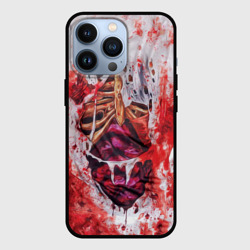 Чехол для iPhone 13 Pro Маскарадная кровь и грудная клетка зомби для косплея